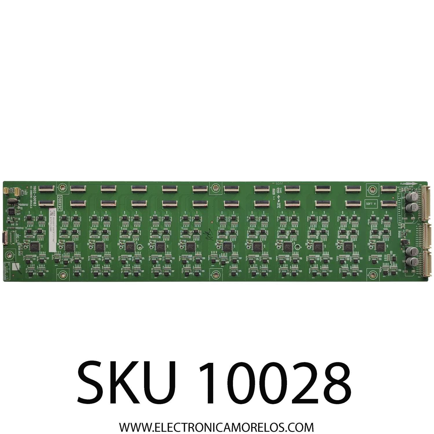 LED DRIVER PARA TV TCL / NUMERO DE PARTE 30835-000016 / 40-D98X9C-DRA2LG / 11602-500183 / V8-T615T01-LCAV001 / GTC011642I*T / PANEL LVU980NDJL CD9W02 V1 / DISPLAY ST9751D01-2 VER.2.1 / MODELO 98R754	